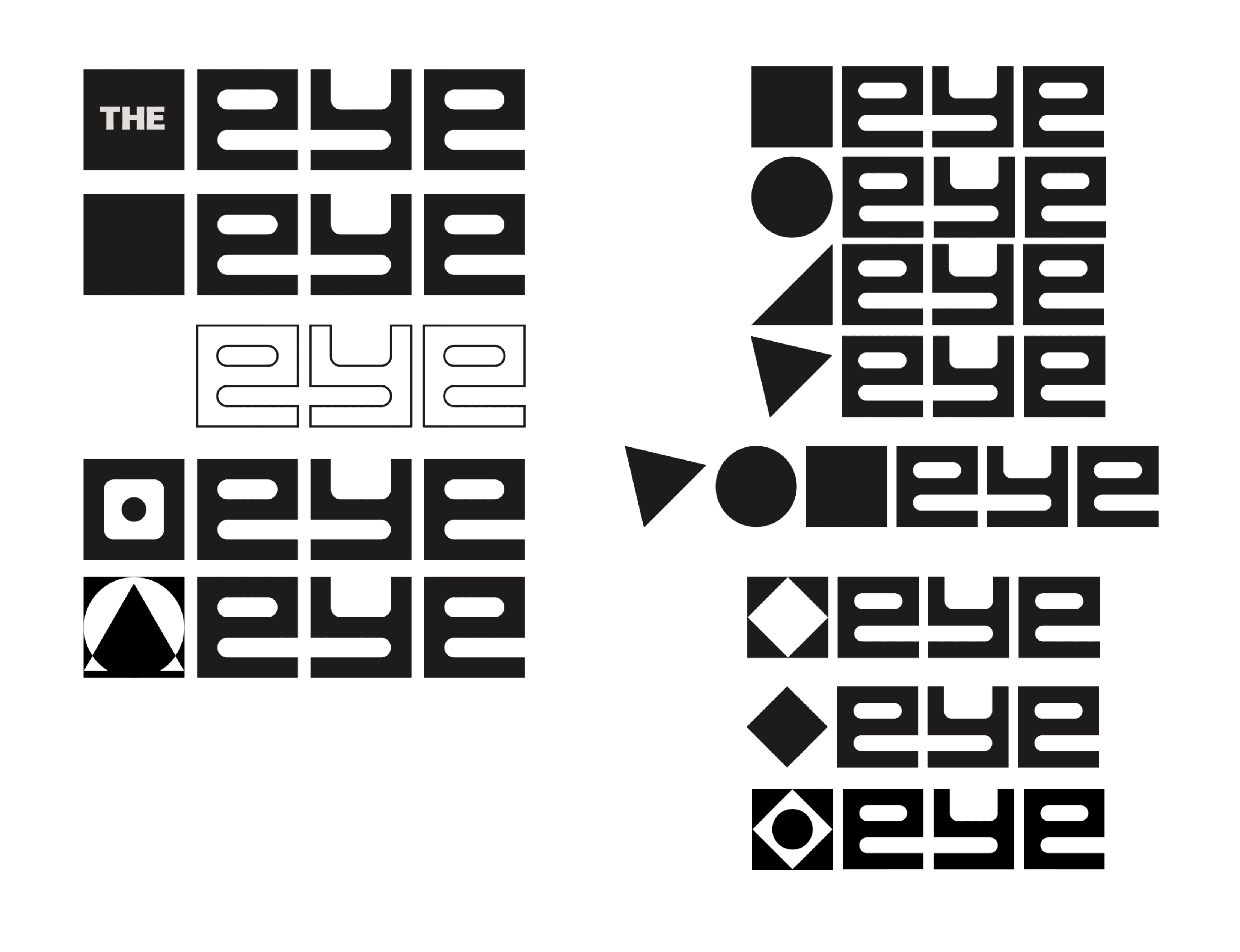 A graphic showing the evolution of the logo.