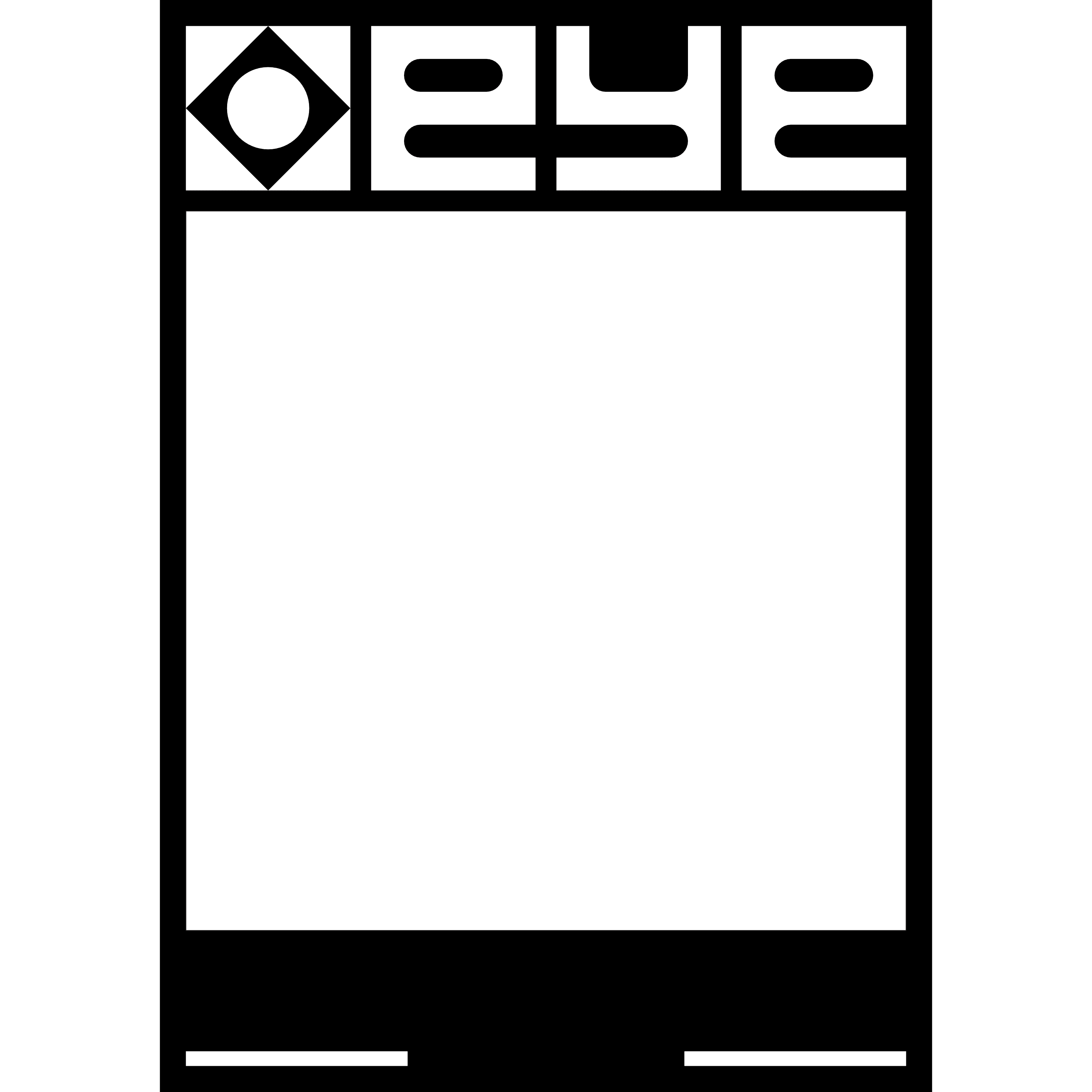 A blank poster with a placeholder section for an image.