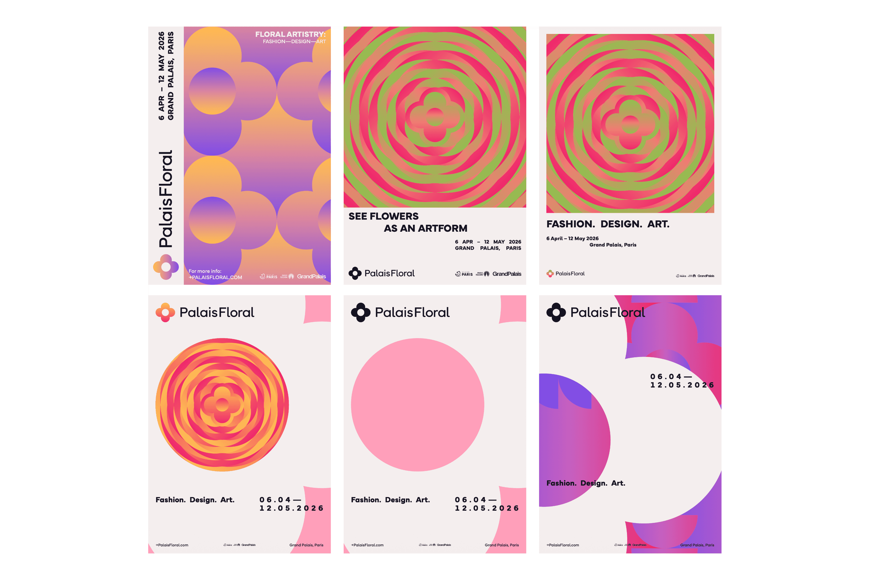 A graphic showing the development of several types of posters.