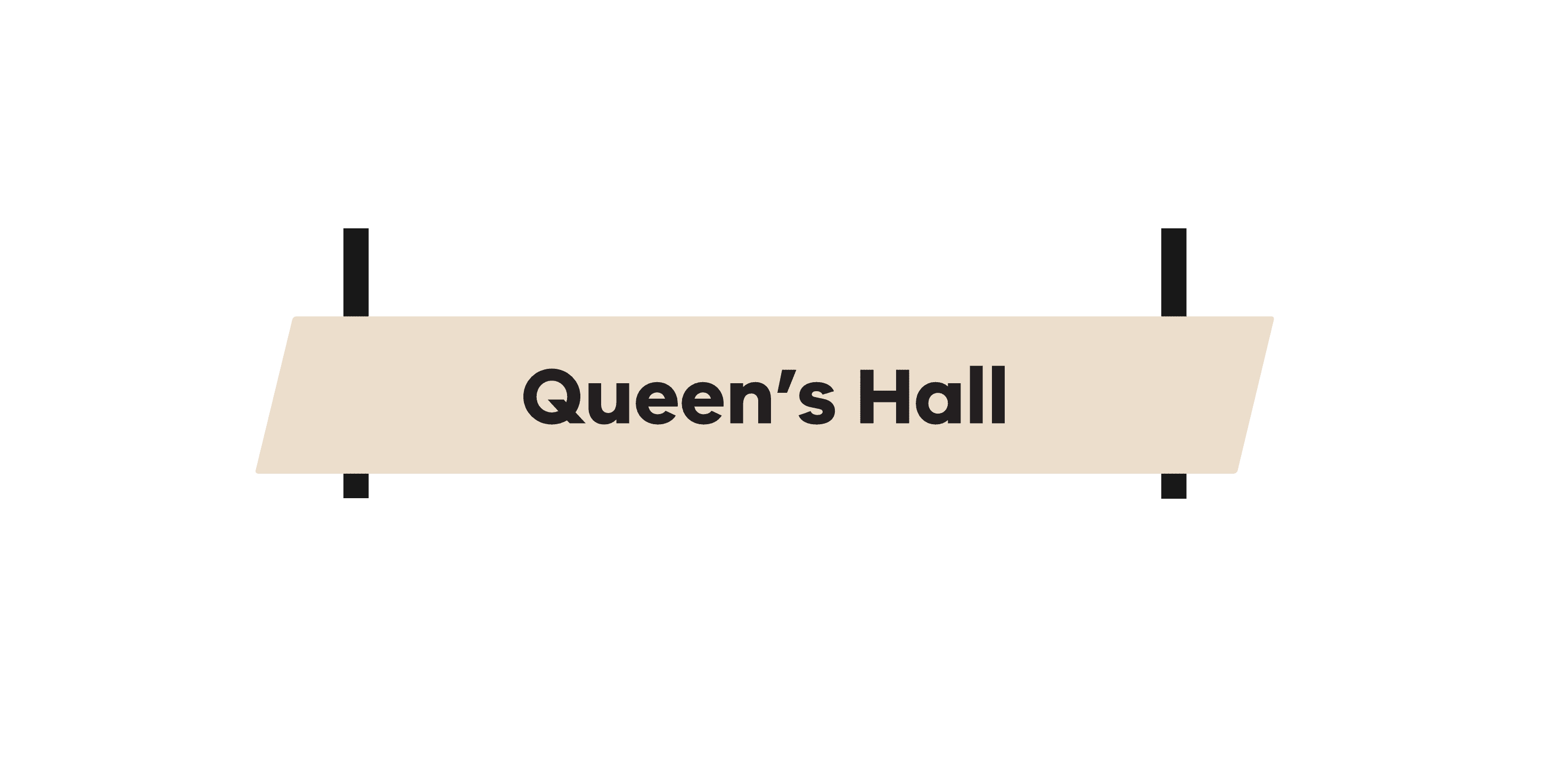 A signage schematic